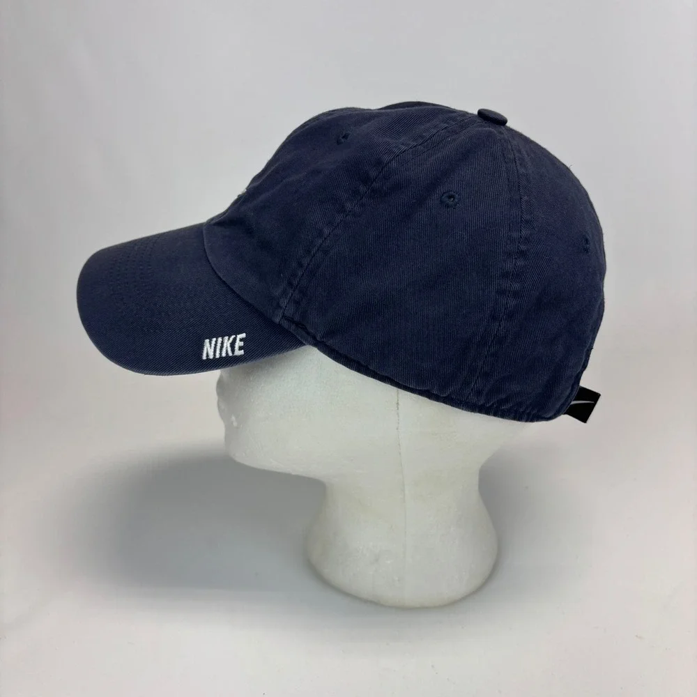 Nike Heritage86 Hat Mens OS Navy Embroidered Center Swoosh Adjustable Dad Cap